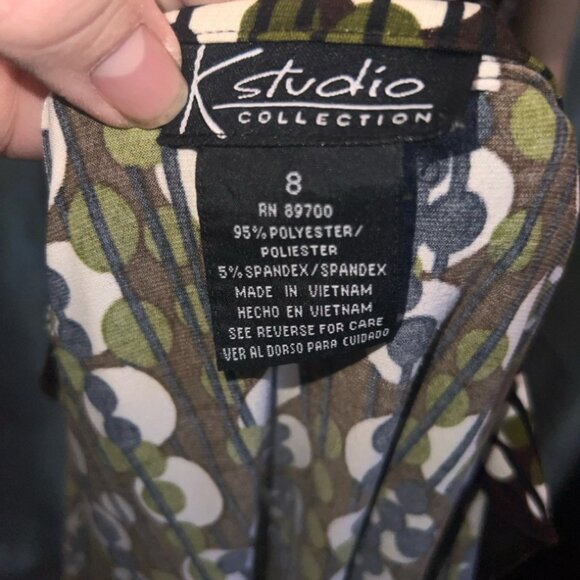 K Studios Sleeveless Full Length Dress and Long Sleeve Blouse Combo Sz. 8‎ - Picture 8 of 8